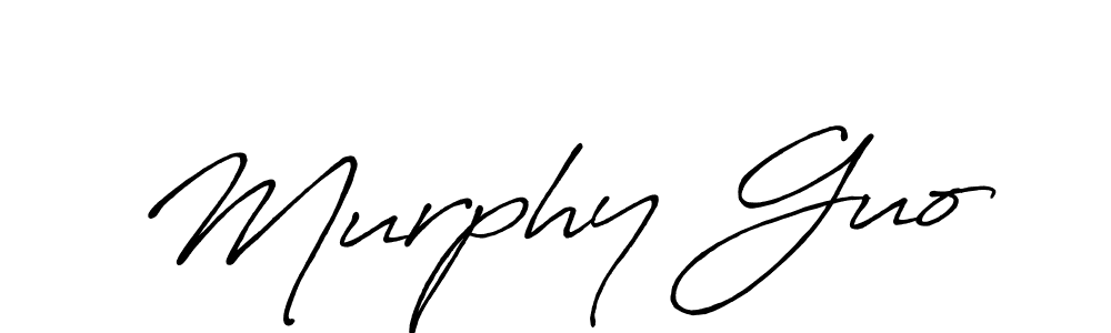 How to make Murphy Guo name signature. Use Antro_Vectra_Bolder style for creating short signs online. This is the latest handwritten sign. Murphy Guo signature style 7 images and pictures png