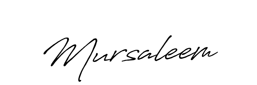 The best way (Antro_Vectra_Bolder) to make a short signature is to pick only two or three words in your name. The name Mursaleem include a total of six letters. For converting this name. Mursaleem signature style 7 images and pictures png