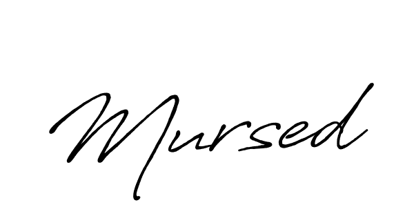 Also You can easily find your signature by using the search form. We will create Mursed name handwritten signature images for you free of cost using Antro_Vectra_Bolder sign style. Mursed signature style 7 images and pictures png