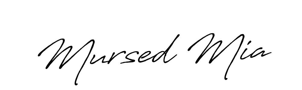 Antro_Vectra_Bolder is a professional signature style that is perfect for those who want to add a touch of class to their signature. It is also a great choice for those who want to make their signature more unique. Get Mursed Mia name to fancy signature for free. Mursed Mia signature style 7 images and pictures png