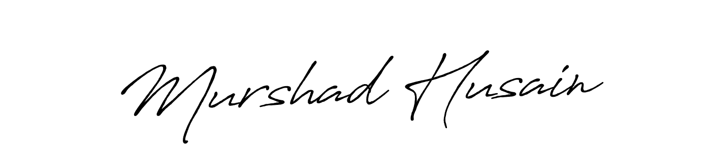 It looks lik you need a new signature style for name Murshad Husain. Design unique handwritten (Antro_Vectra_Bolder) signature with our free signature maker in just a few clicks. Murshad Husain signature style 7 images and pictures png