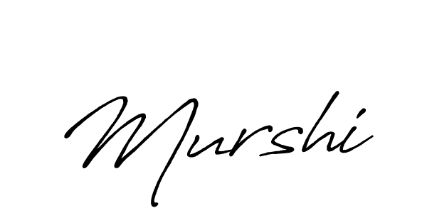 Make a beautiful signature design for name Murshi. Use this online signature maker to create a handwritten signature for free. Murshi signature style 7 images and pictures png