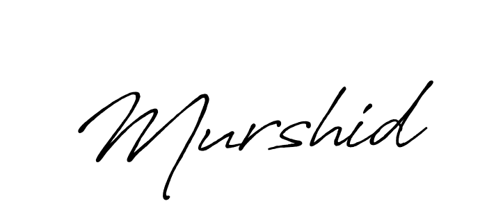 You should practise on your own different ways (Antro_Vectra_Bolder) to write your name (Murshid) in signature. don't let someone else do it for you. Murshid signature style 7 images and pictures png