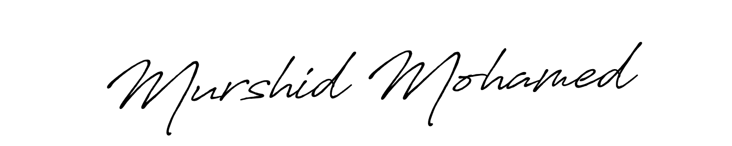 Similarly Antro_Vectra_Bolder is the best handwritten signature design. Signature creator online .You can use it as an online autograph creator for name Murshid Mohamed. Murshid Mohamed signature style 7 images and pictures png