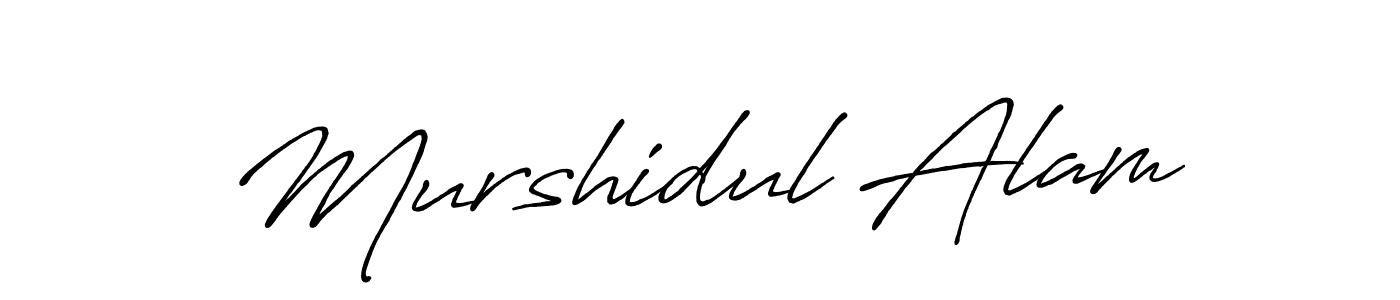 It looks lik you need a new signature style for name Murshidul Alam. Design unique handwritten (Antro_Vectra_Bolder) signature with our free signature maker in just a few clicks. Murshidul Alam signature style 7 images and pictures png