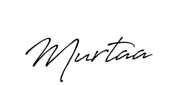 Murtaa stylish signature style. Best Handwritten Sign (Antro_Vectra_Bolder) for my name. Handwritten Signature Collection Ideas for my name Murtaa. Murtaa signature style 7 images and pictures png