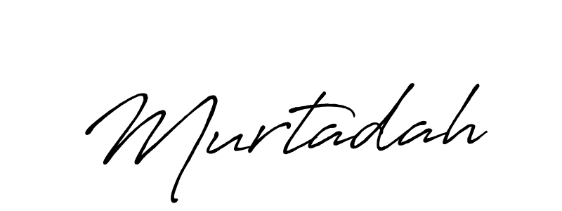 How to make Murtadah name signature. Use Antro_Vectra_Bolder style for creating short signs online. This is the latest handwritten sign. Murtadah signature style 7 images and pictures png