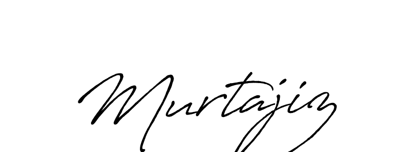 Murtajiz stylish signature style. Best Handwritten Sign (Antro_Vectra_Bolder) for my name. Handwritten Signature Collection Ideas for my name Murtajiz. Murtajiz signature style 7 images and pictures png