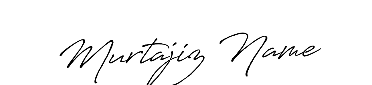 How to make Murtajiz Name signature? Antro_Vectra_Bolder is a professional autograph style. Create handwritten signature for Murtajiz Name name. Murtajiz Name signature style 7 images and pictures png