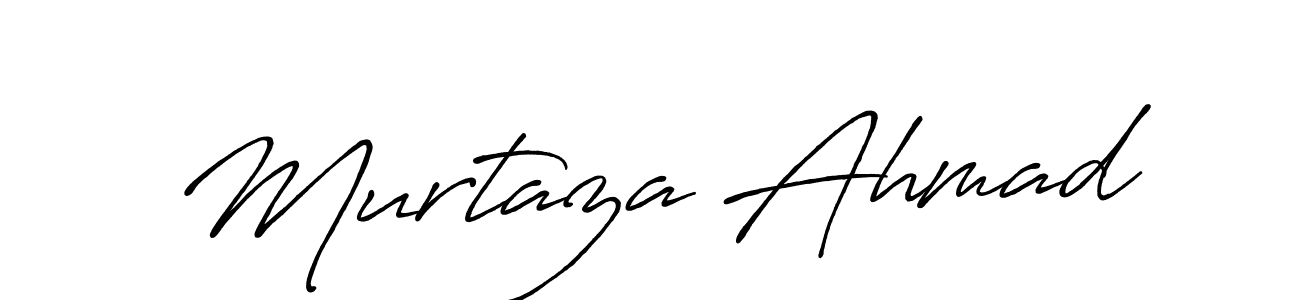 Also we have Murtaza Ahmad name is the best signature style. Create professional handwritten signature collection using Antro_Vectra_Bolder autograph style. Murtaza Ahmad signature style 7 images and pictures png