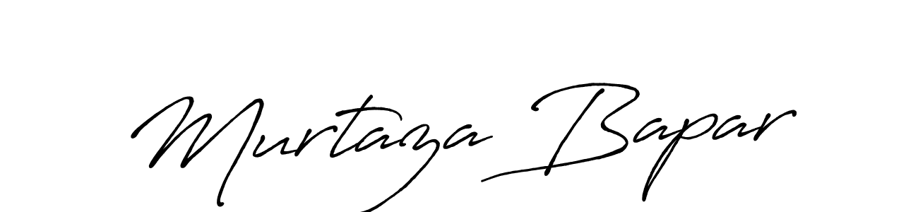 It looks lik you need a new signature style for name Murtaza Bapar. Design unique handwritten (Antro_Vectra_Bolder) signature with our free signature maker in just a few clicks. Murtaza Bapar signature style 7 images and pictures png