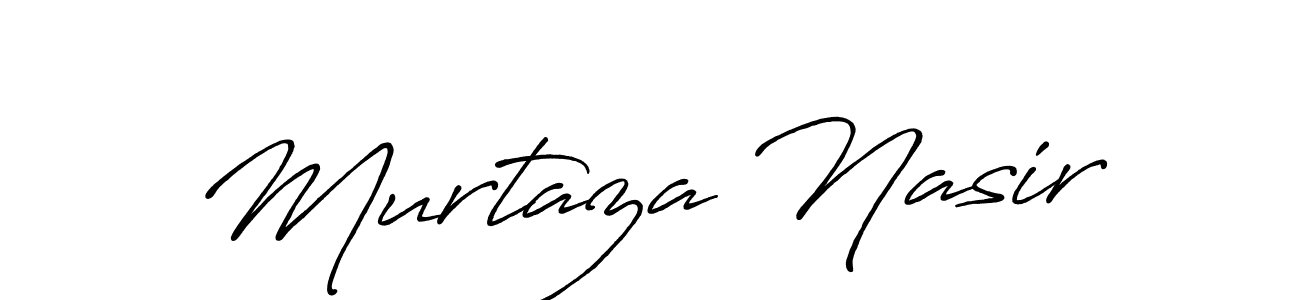 The best way (Antro_Vectra_Bolder) to make a short signature is to pick only two or three words in your name. The name Murtaza Nasir include a total of six letters. For converting this name. Murtaza Nasir signature style 7 images and pictures png
