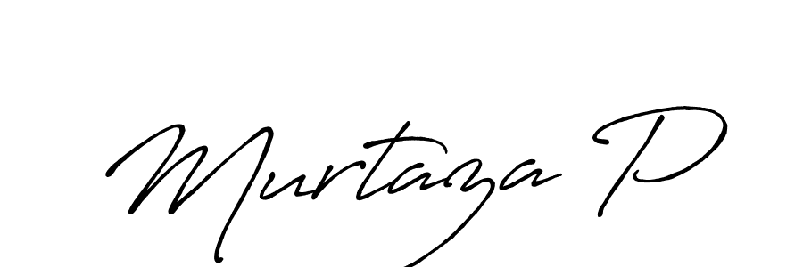 Similarly Antro_Vectra_Bolder is the best handwritten signature design. Signature creator online .You can use it as an online autograph creator for name Murtaza P. Murtaza P signature style 7 images and pictures png