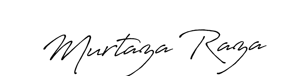 Also we have Murtaza Raza name is the best signature style. Create professional handwritten signature collection using Antro_Vectra_Bolder autograph style. Murtaza Raza signature style 7 images and pictures png