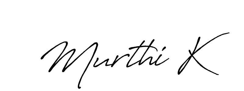 if you are searching for the best signature style for your name Murthi K. so please give up your signature search. here we have designed multiple signature styles  using Antro_Vectra_Bolder. Murthi K signature style 7 images and pictures png
