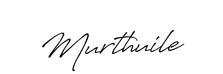 The best way (Antro_Vectra_Bolder) to make a short signature is to pick only two or three words in your name. The name Murthuile include a total of six letters. For converting this name. Murthuile signature style 7 images and pictures png