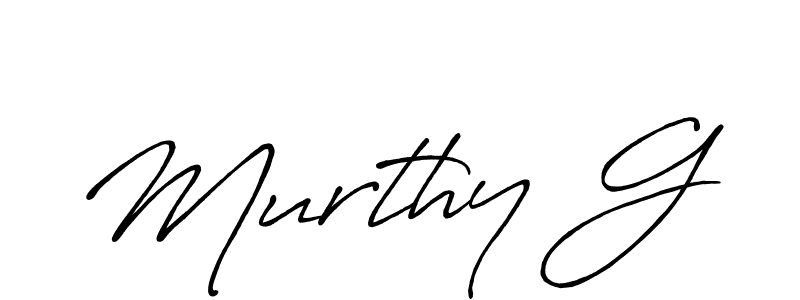 Also we have Murthy G name is the best signature style. Create professional handwritten signature collection using Antro_Vectra_Bolder autograph style. Murthy G signature style 7 images and pictures png