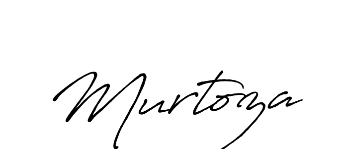 How to make Murtoza name signature. Use Antro_Vectra_Bolder style for creating short signs online. This is the latest handwritten sign. Murtoza signature style 7 images and pictures png