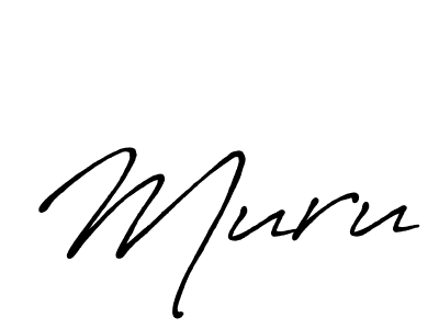 Make a beautiful signature design for name Muru. With this signature (Antro_Vectra_Bolder) style, you can create a handwritten signature for free. Muru signature style 7 images and pictures png