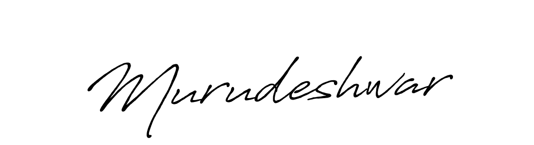 Murudeshwar stylish signature style. Best Handwritten Sign (Antro_Vectra_Bolder) for my name. Handwritten Signature Collection Ideas for my name Murudeshwar. Murudeshwar signature style 7 images and pictures png