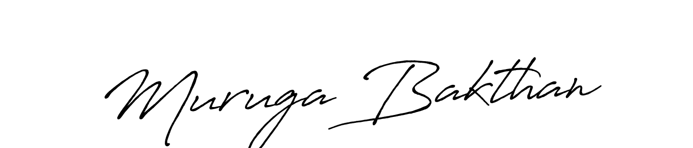 Once you've used our free online signature maker to create your best signature Antro_Vectra_Bolder style, it's time to enjoy all of the benefits that Muruga Bakthan name signing documents. Muruga Bakthan signature style 7 images and pictures png