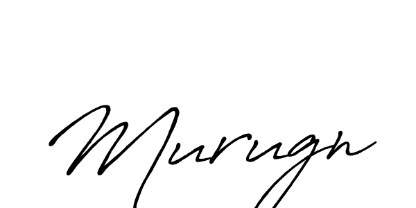 Create a beautiful signature design for name Murugn. With this signature (Antro_Vectra_Bolder) fonts, you can make a handwritten signature for free. Murugn signature style 7 images and pictures png