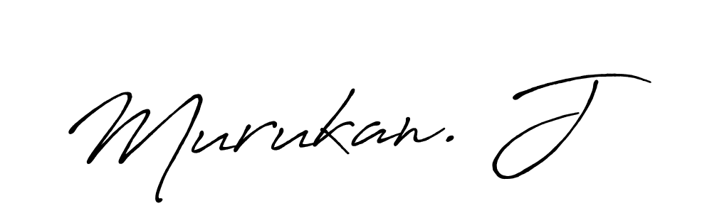Design your own signature with our free online signature maker. With this signature software, you can create a handwritten (Antro_Vectra_Bolder) signature for name Murukan. J. Murukan. J signature style 7 images and pictures png