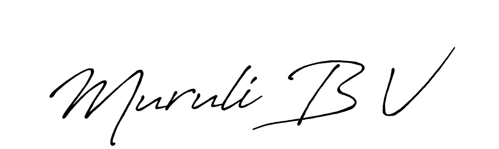 You can use this online signature creator to create a handwritten signature for the name Muruli B V. This is the best online autograph maker. Muruli B V signature style 7 images and pictures png