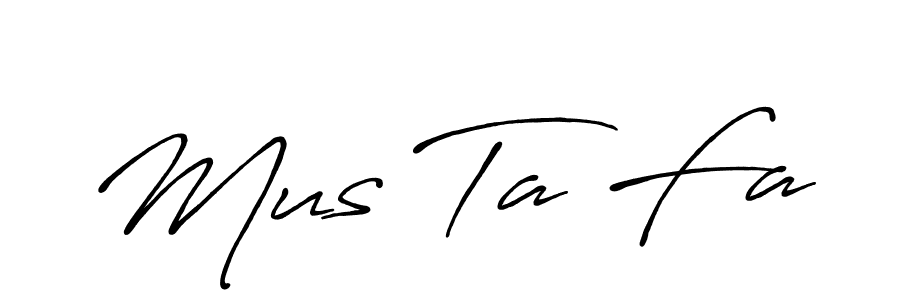 How to make Mus Ta Fa signature? Antro_Vectra_Bolder is a professional autograph style. Create handwritten signature for Mus Ta Fa name. Mus Ta Fa signature style 7 images and pictures png