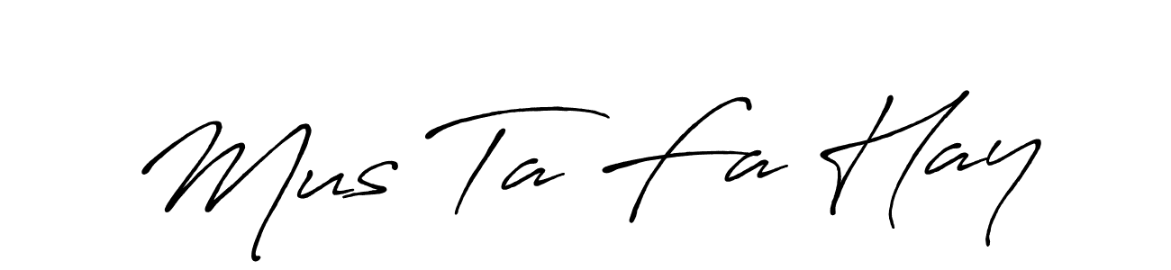 if you are searching for the best signature style for your name Mus Ta Fa Hay. so please give up your signature search. here we have designed multiple signature styles  using Antro_Vectra_Bolder. Mus Ta Fa Hay signature style 7 images and pictures png