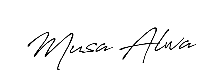 How to make Musa Alwa signature? Antro_Vectra_Bolder is a professional autograph style. Create handwritten signature for Musa Alwa name. Musa Alwa signature style 7 images and pictures png