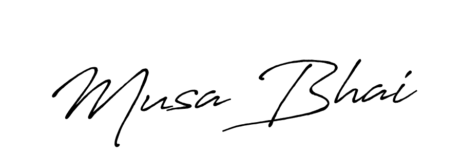 The best way (Antro_Vectra_Bolder) to make a short signature is to pick only two or three words in your name. The name Musa Bhai include a total of six letters. For converting this name. Musa Bhai signature style 7 images and pictures png