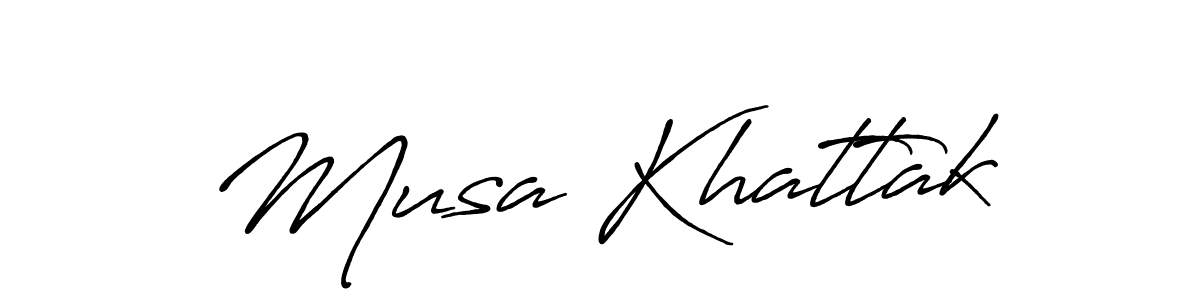 The best way (Antro_Vectra_Bolder) to make a short signature is to pick only two or three words in your name. The name Musa Khattak include a total of six letters. For converting this name. Musa Khattak signature style 7 images and pictures png