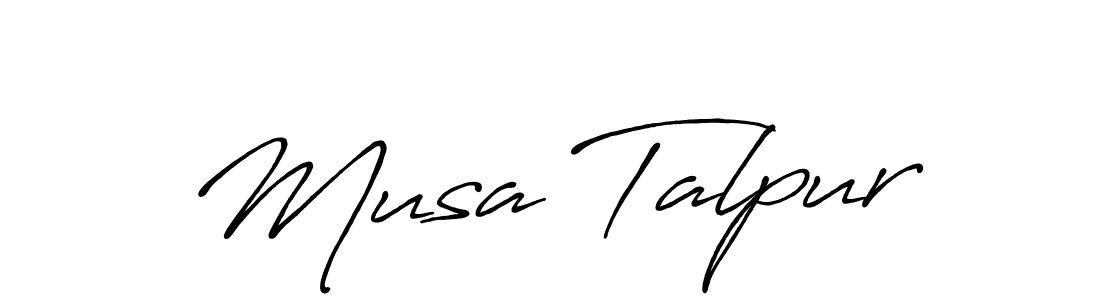Make a short Musa Talpur signature style. Manage your documents anywhere anytime using Antro_Vectra_Bolder. Create and add eSignatures, submit forms, share and send files easily. Musa Talpur signature style 7 images and pictures png