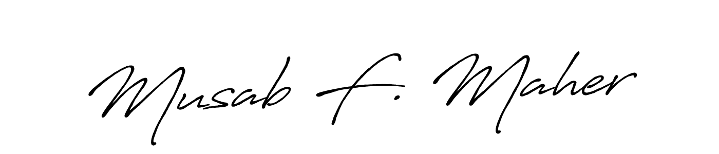 Here are the top 10 professional signature styles for the name Musab F. Maher. These are the best autograph styles you can use for your name. Musab F. Maher signature style 7 images and pictures png