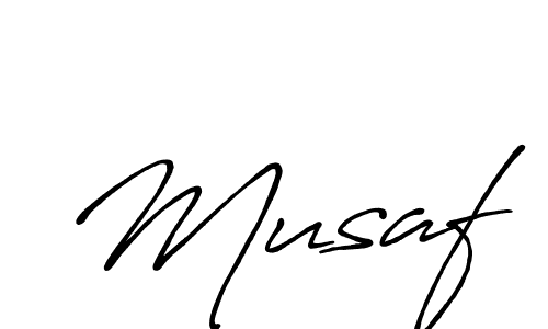 Make a beautiful signature design for name Musaf. With this signature (Antro_Vectra_Bolder) style, you can create a handwritten signature for free. Musaf signature style 7 images and pictures png