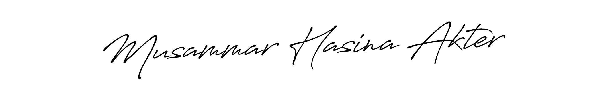 It looks lik you need a new signature style for name Musammar Hasina Akter. Design unique handwritten (Antro_Vectra_Bolder) signature with our free signature maker in just a few clicks. Musammar Hasina Akter signature style 7 images and pictures png