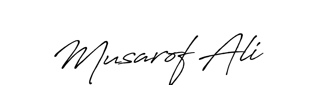 How to make Musarof Ali signature? Antro_Vectra_Bolder is a professional autograph style. Create handwritten signature for Musarof Ali name. Musarof Ali signature style 7 images and pictures png