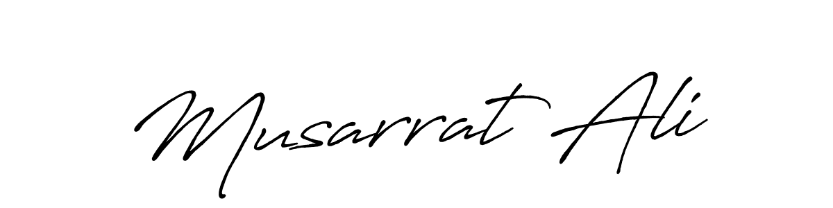 You should practise on your own different ways (Antro_Vectra_Bolder) to write your name (Musarrat Ali) in signature. don't let someone else do it for you. Musarrat Ali signature style 7 images and pictures png