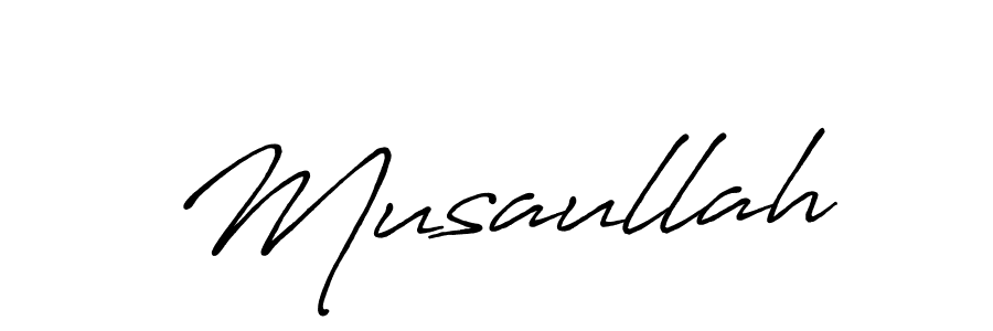 Musaullah stylish signature style. Best Handwritten Sign (Antro_Vectra_Bolder) for my name. Handwritten Signature Collection Ideas for my name Musaullah. Musaullah signature style 7 images and pictures png