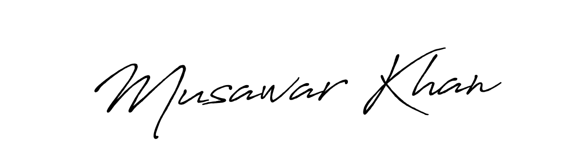 Antro_Vectra_Bolder is a professional signature style that is perfect for those who want to add a touch of class to their signature. It is also a great choice for those who want to make their signature more unique. Get Musawar Khan name to fancy signature for free. Musawar Khan signature style 7 images and pictures png
