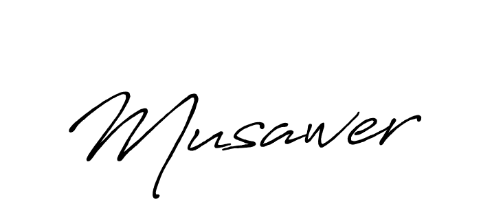 How to make Musawer name signature. Use Antro_Vectra_Bolder style for creating short signs online. This is the latest handwritten sign. Musawer signature style 7 images and pictures png