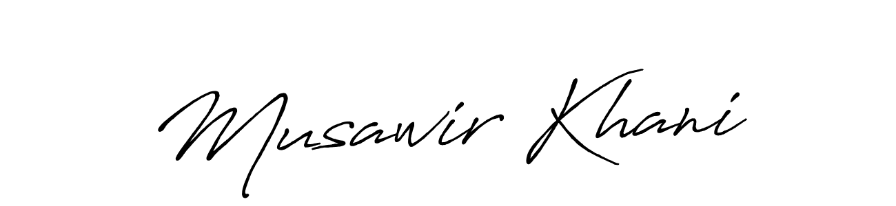 Also we have Musawir Khani name is the best signature style. Create professional handwritten signature collection using Antro_Vectra_Bolder autograph style. Musawir Khani signature style 7 images and pictures png