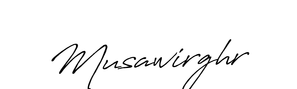 Musawirghr stylish signature style. Best Handwritten Sign (Antro_Vectra_Bolder) for my name. Handwritten Signature Collection Ideas for my name Musawirghr. Musawirghr signature style 7 images and pictures png