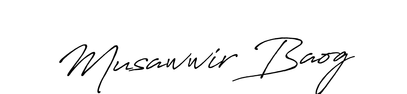 Also we have Musawwir Baog name is the best signature style. Create professional handwritten signature collection using Antro_Vectra_Bolder autograph style. Musawwir Baog signature style 7 images and pictures png