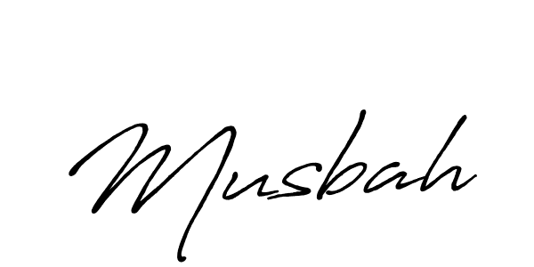 Create a beautiful signature design for name Musbah. With this signature (Antro_Vectra_Bolder) fonts, you can make a handwritten signature for free. Musbah signature style 7 images and pictures png
