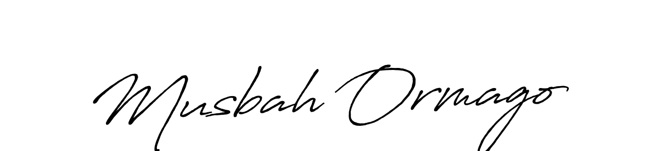Musbah Ormago stylish signature style. Best Handwritten Sign (Antro_Vectra_Bolder) for my name. Handwritten Signature Collection Ideas for my name Musbah Ormago. Musbah Ormago signature style 7 images and pictures png