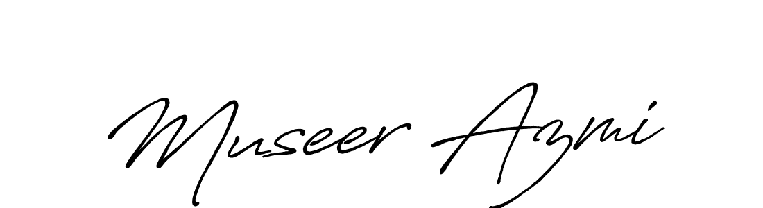 Also we have Museer Azmi name is the best signature style. Create professional handwritten signature collection using Antro_Vectra_Bolder autograph style. Museer Azmi signature style 7 images and pictures png