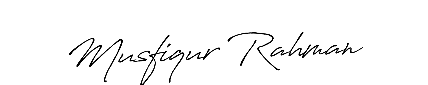 How to make Musfiqur Rahman name signature. Use Antro_Vectra_Bolder style for creating short signs online. This is the latest handwritten sign. Musfiqur Rahman signature style 7 images and pictures png