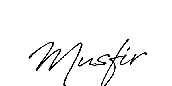 Design your own signature with our free online signature maker. With this signature software, you can create a handwritten (Antro_Vectra_Bolder) signature for name Musfir. Musfir signature style 7 images and pictures png
